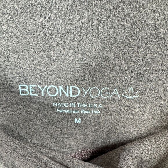 Beyond Yoga Caught Leggings Women's Medium Spacedye Blush Pink Stretch Athletic - Picture 3 of 10